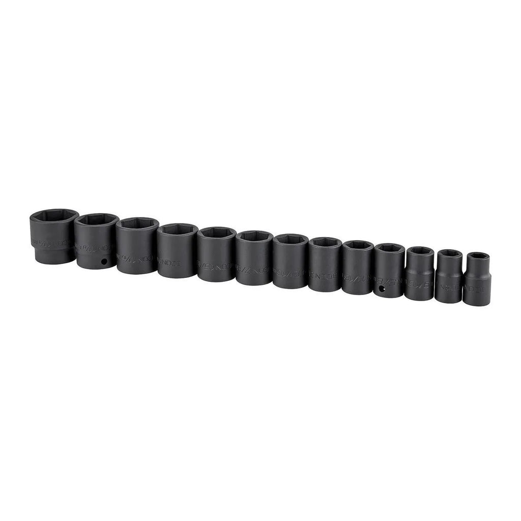 Icon Professional SAE Shallow Impact Socket Set 1/2in. Drive | I3SS-13 | 59744