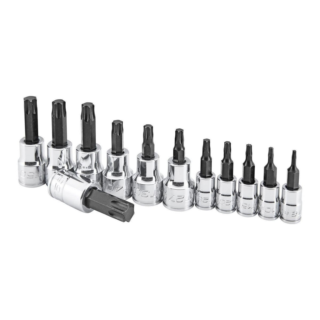 Icon Professional 12 Piece Torx Bit Socket Set T8 - T55 | S12T-12 | 59753