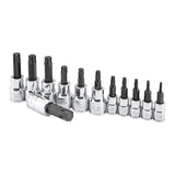 Icon Professional 12 Piece Torx Bit Socket Set T8 - T55 | S12T-12 | 59753