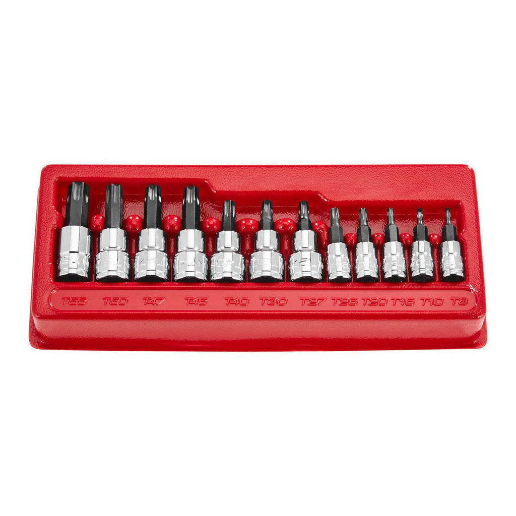 Icon Professional 12 Piece Torx Bit Socket Set T8 - T55 | S12T-12 | 59753