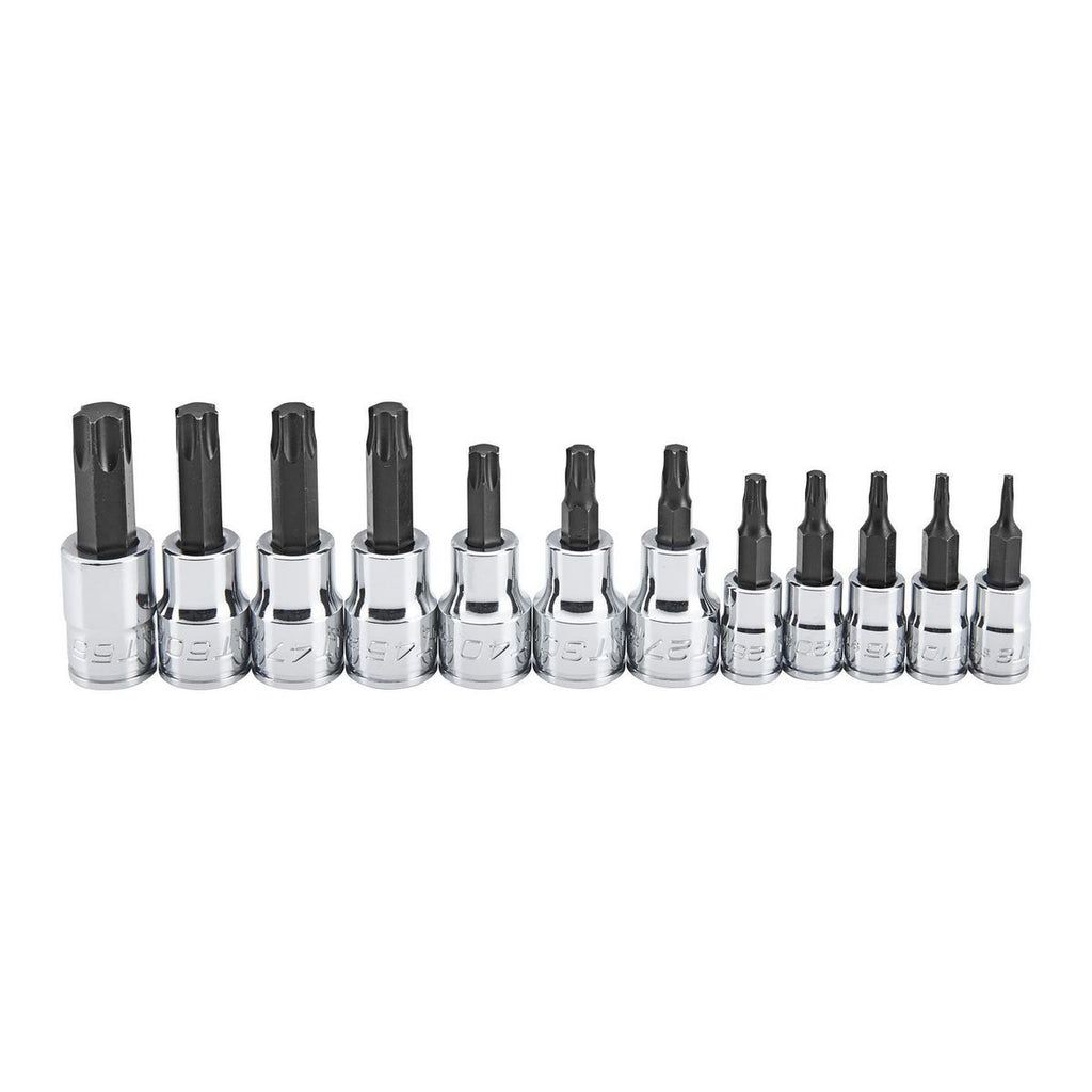 Icon Professional 12 Piece Torx Bit Socket Set T8 - T55 | S12T-12 | 59753