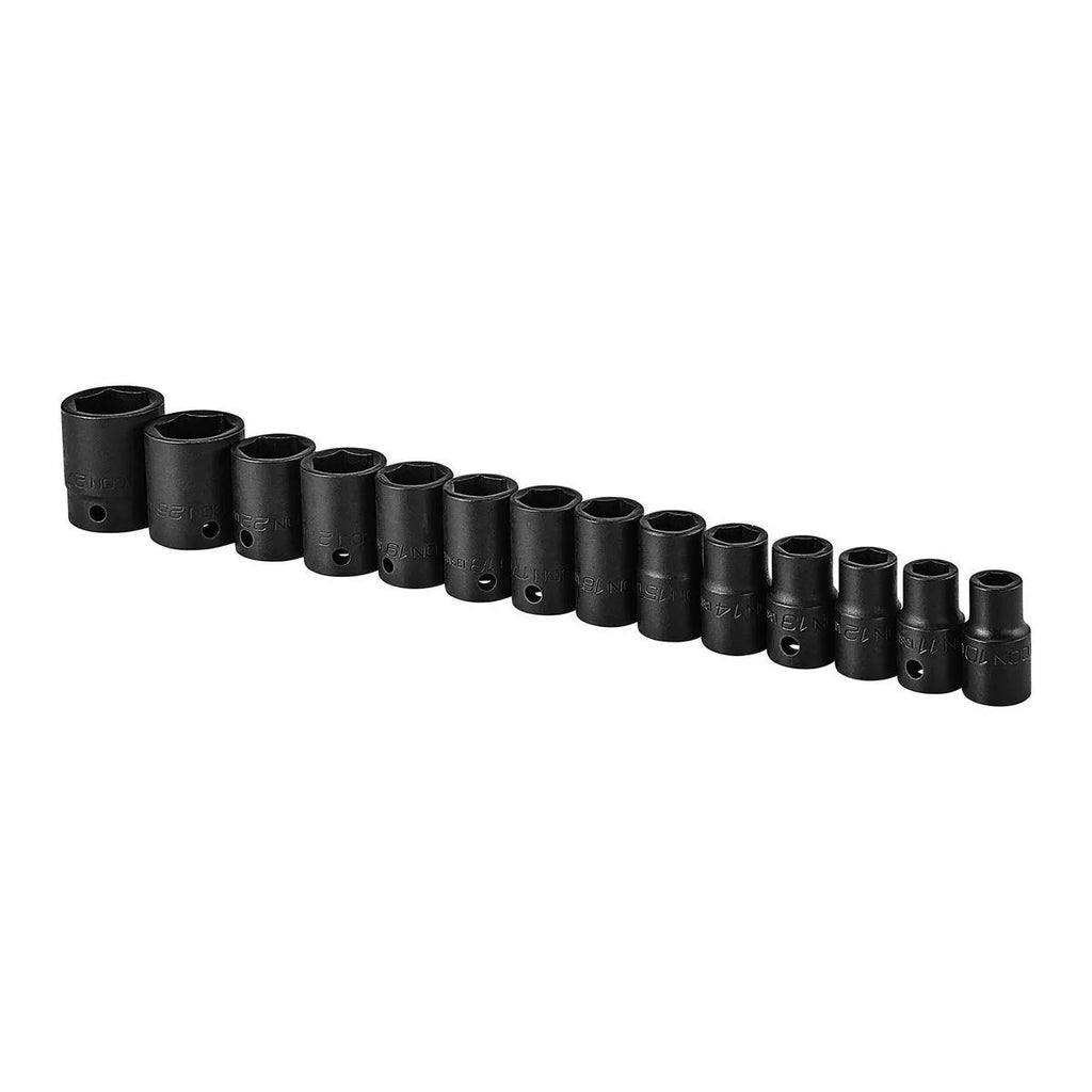 Icon Professional Metric Shallow Impact Socket Set 1/2in. Drive | I3SM-14 | 59762