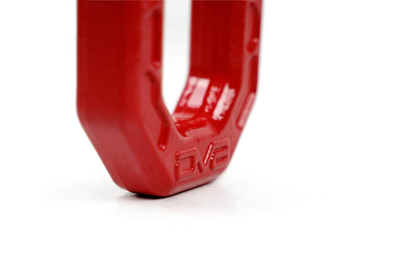 Grilletes con anilla en D DV8 Offroad Elite Series - Par (rojo)