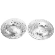 Cargar imagen en el visor de la galería, Power Stop 71-73 Buick Centurion Front Evolution Drilled &amp; Slotted Rotors - Pair