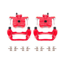Cargar imagen en el visor de la galería, Power Stop 98-03 Subaru Forester Rear Red Calipers w/Brackets - Pair