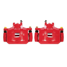 Power Stop 08-17 Mitsubishi Lancer Front Red Calipers w/Brackets - Pair
