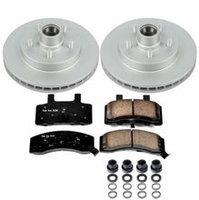 Cargar imagen en el visor de la galería, Power Stop 98-00 Chevrolet Tahoe Front Z17 Evolution Geomet Coated Brake Kit