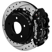 Cargar imagen en el visor de la galería, Wilwood 88-98 Chevy Silverado Superlite 4R 12.88x1.10in Drill/Slot Rear Drum to Disc Conv. - Black