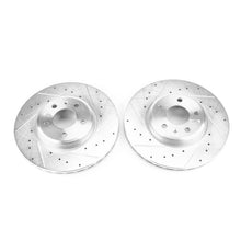 Cargar imagen en el visor de la galería, Power Stop 17-19 Audi A4 Front Evolution Drilled &amp; Slotted Rotors - Pair