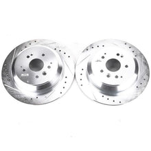 Cargar imagen en el visor de la galería, Power Stop 14-16 Acura MDX Rear Evolution Drilled &amp; Slotted Rotors - Pair