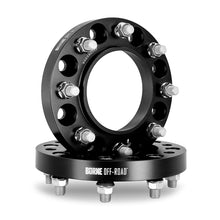 Load image into Gallery viewer, Mishimoto Borne Off-Road Wheel Spacers 8x180 124.1 38.1 M14 Black