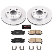 Cargar imagen en el visor de la galería, Power Stop 95-05 Chrysler Sebring Front Z17 Evolution Geomet Coated Brake Kit