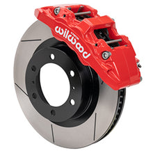 Cargar imagen en el visor de la galería, Wilwood 15-21 Toyota 4Runner Aero6-DM Red Front Brake Kit - Slotted