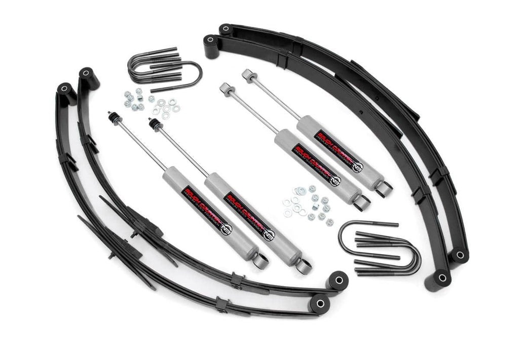 2.5 Inch Lift Kit Jeep Wrangler YJ 4WD (1987-1995) Rough Country