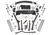 Cargar imagen en el visor de la galería, 4.5 Inch Lift Kit Long Arm AAL NP242 V2 Jeep Cherokee XJ 4WD (84-01) Rough Country