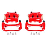 Power Stop 05-14 Ford Mustang Front Red Calipers w/Brackets - Pair
