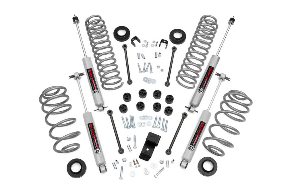 3.25 Inch Lift Kit 4 Cyl Jeep Wrangler TJ 4WD (1997-2002) Rough Country