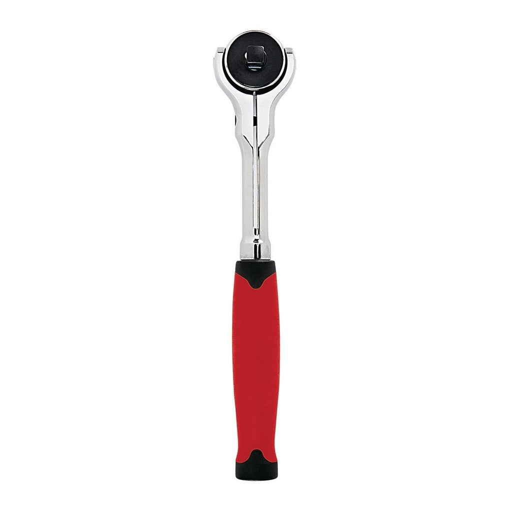 ICON 1/4 in. Drive Professional 90 Tooth Swivel Head Ratchet with Comfort Grip | R1SW | 64694