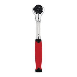 ICON 1/4 in. Drive Professional 90 Tooth Swivel Head Ratchet with Comfort Grip | R1SW | 64694