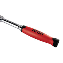 Cargar imagen en el visor de la galería, ICON 3/8 in. Drive Professional 90 Tooth Swivel Head Ratchet with Comfort Grip | R2SW | 64698