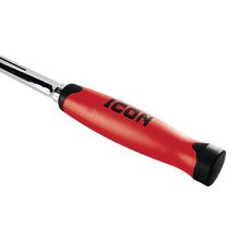 Cargar imagen en el visor de la galería, ICON 1/2 in. Drive Professional 90 Tooth Swivel Head Ratchet with Comfort Grip | R3SW | 64703