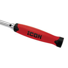 Cargar imagen en el visor de la galería, ICON 1/2 in. Drive Professional 90 Tooth Long Reach Flex Head Ratchet w/ Comfort Grip | R3LFG | 64705