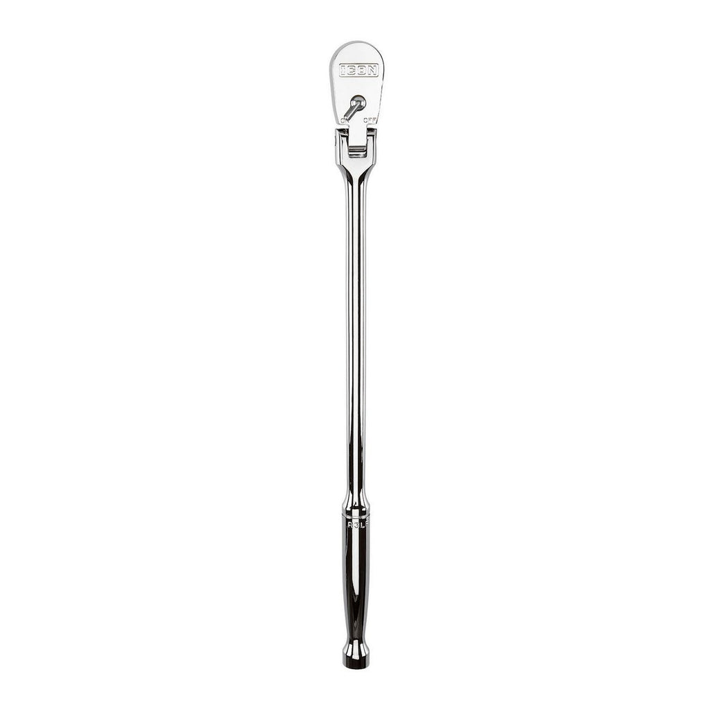 ICON 1/2 in. Drive Professional 90 Tooth Long Reach Flex Head Ratchet | R3LF | 64706