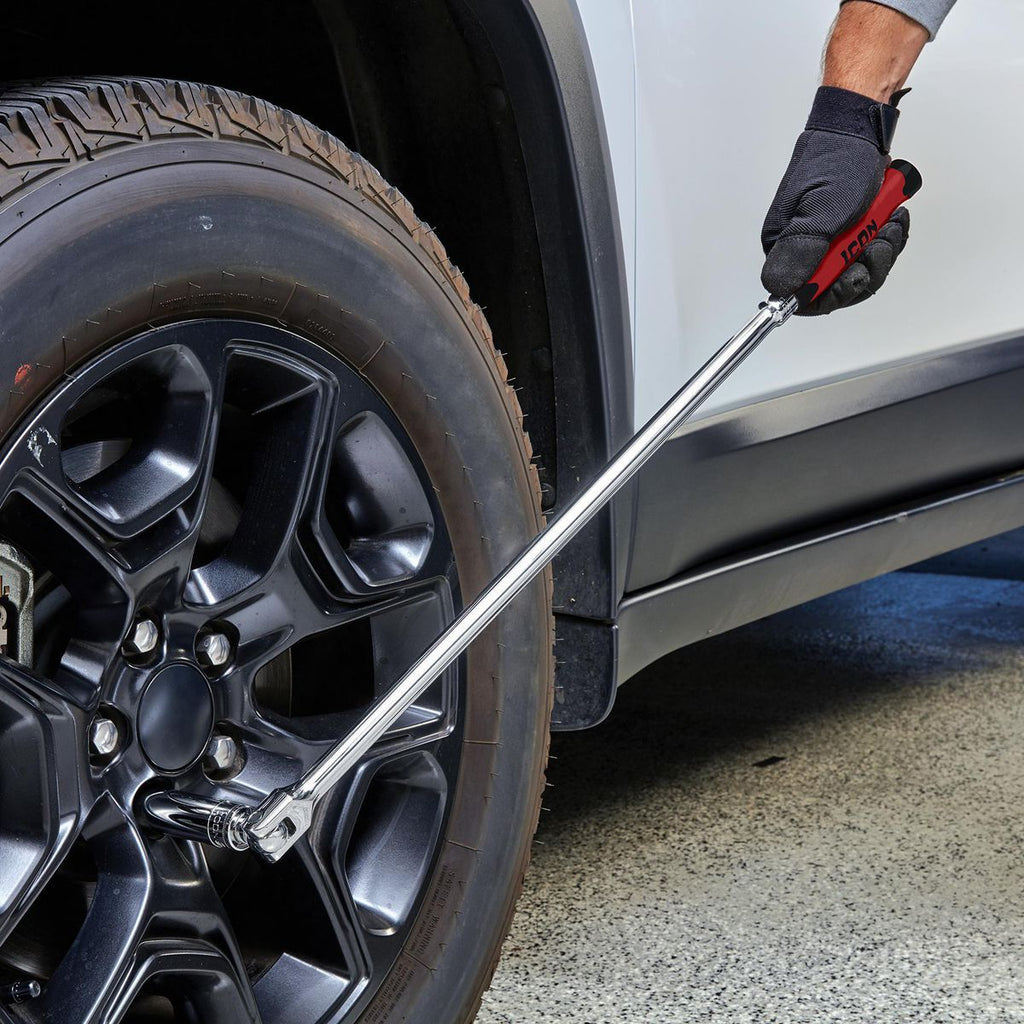 ICON 1/2 in. Drive 25 in. Breaker Bar with TPR Grip | B3G25