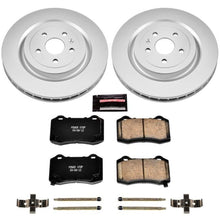 Cargar imagen en el visor de la galería, Power Stop 09-15 Cadillac CTS Rear Z17 Evolution Geomet Coated Brake Kit