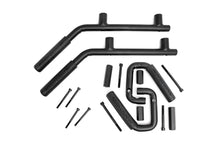 Cargar imagen en el visor de la galería, Jeep Solid Steel Grab Handle Set 07-18 Wrangler JK Black Rough Country
