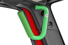 Cargar imagen en el visor de la galería, Jeep Solid Steel Grab Handle Set 07-18 Wrangler JK Green Rough Country
