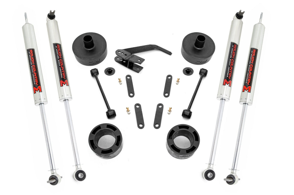 2.5 Inch Lift Kit Spacers M1 Jeep Wrangler JK/Wrangler Unlimited (07-18) Rough Country
