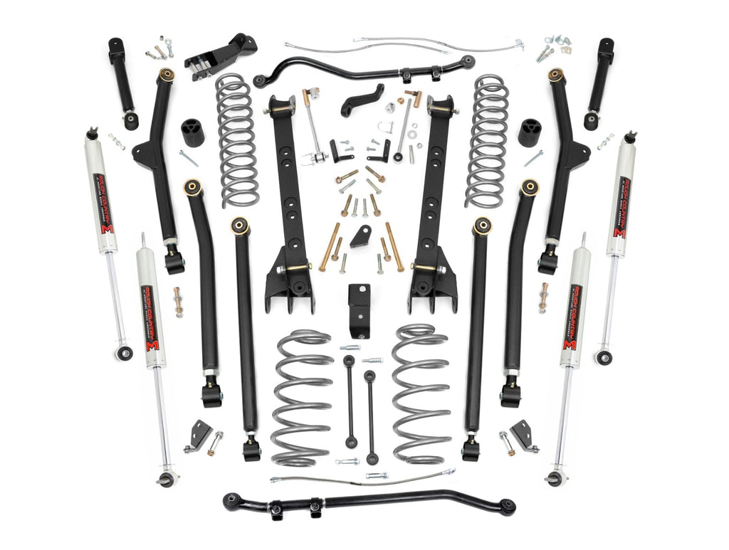 6 Inch Lift Kit Long Arm M1 Jeep Wrangler TJ 4WD (1997-2006) Rough Country