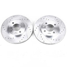 Cargar imagen en el visor de la galería, Power Stop 95-02 Volkswagen Cabrio Front Evolution Drilled &amp; Slotted Rotors - Pair