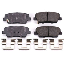 Cargar imagen en el visor de la galería, Power Stop 2010 Hyundai Genesis Rear Z17 Evolution Ceramic Brake Pads w/Hardware