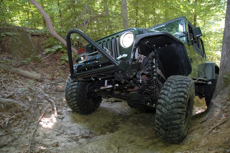 4 Inch Lift Kit X-Series M1 Jeep Wrangler TJ (97-06)/Wrangler Unlimited (04-06) Rough Country