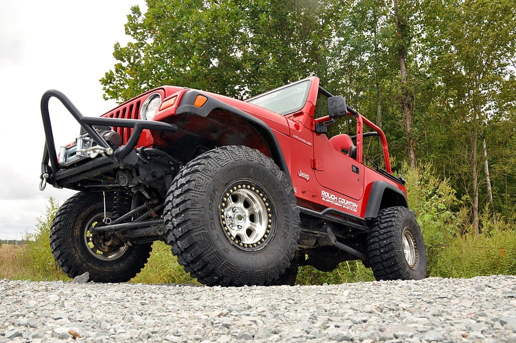 4 Inch Lift Kit Long Arm V2 Jeep Wrangler TJ 4WD (1997-2006) Rough Country