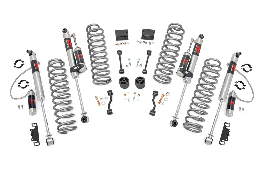 2.5 Inch Lift Kit Coils M1R Jeep Wrangler Unlimited Non-Rubicon 4WD (2018-2023) Rough Country