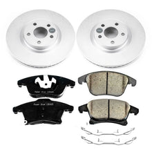 Cargar imagen en el visor de la galería, Power Stop 17-19 Lincoln MKZ Front Z17 Evolution Geomet Coated Brake Kit