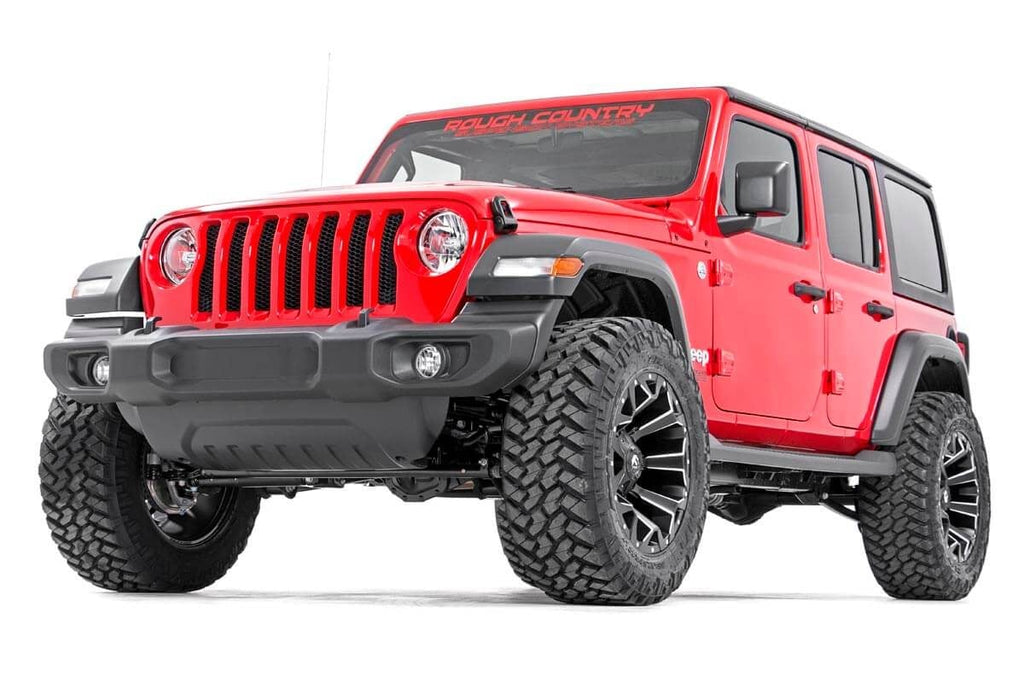 2.5 Inch Lift Kit Coils M1R Jeep Wrangler Unlimited Rubicon 4WD (2018-2023) Rough Country