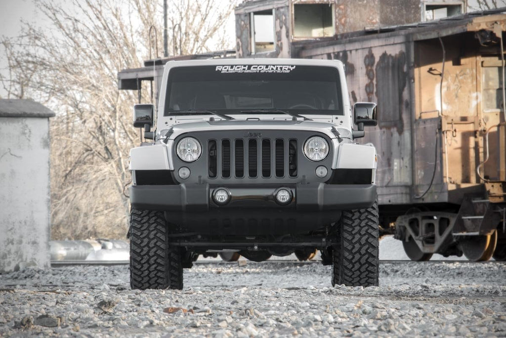 2.5 Inch Lift Kit Coils M1R Jeep Wrangler Unlimited 2WD/4WD (2007-2018) Rough Country