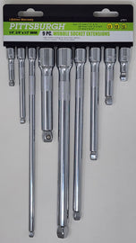 Pittsburgh Wobble Socket Extension Set, 9-Piece | 67971