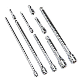 Pittsburgh Wobble Socket Extension Set, 9-Piece | 67971