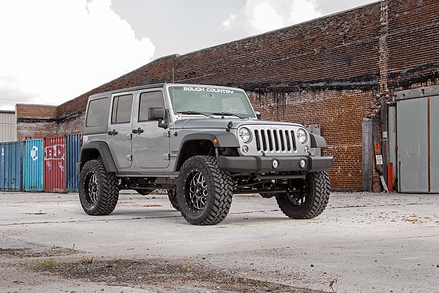 4 Inch Lift Kit M1R Jeep Wrangler Unlimited 2WD/4WD (2007-2018) Rough Country