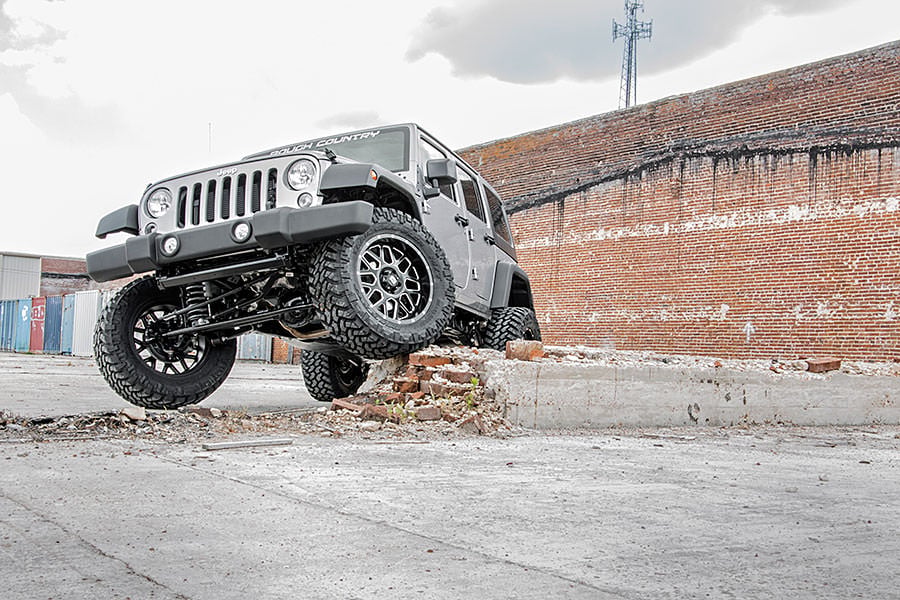4 Inch Lift Kit M1R Jeep Wrangler Unlimited 2WD/4WD (2007-2018) Rough Country