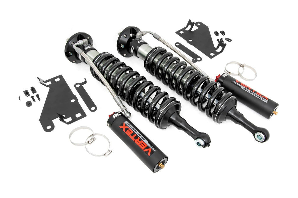 Vertex 2.5 Reservoir Coilovers Front 3.5 Inch Toyota Tundra 4WD (22-26) Rough Country