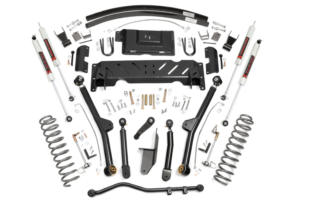 4.5 Inch Lift Kit Long Arm RR AAL NP231 M1 Jeep Cherokee XJ (84-01) Rough Country