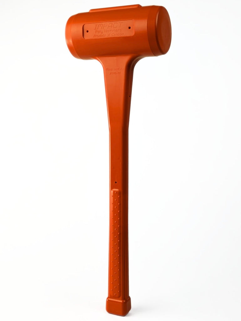 Impact Poly Hammers 6 Lbs Orange Polyurethane Mini Dead Blow Sledge Hammer