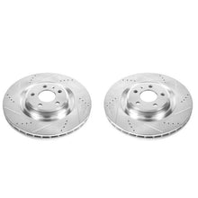 Cargar imagen en el visor de la galería, Power Stop 10-11 Audi S4 Front Evolution Drilled &amp; Slotted Rotors - Pair