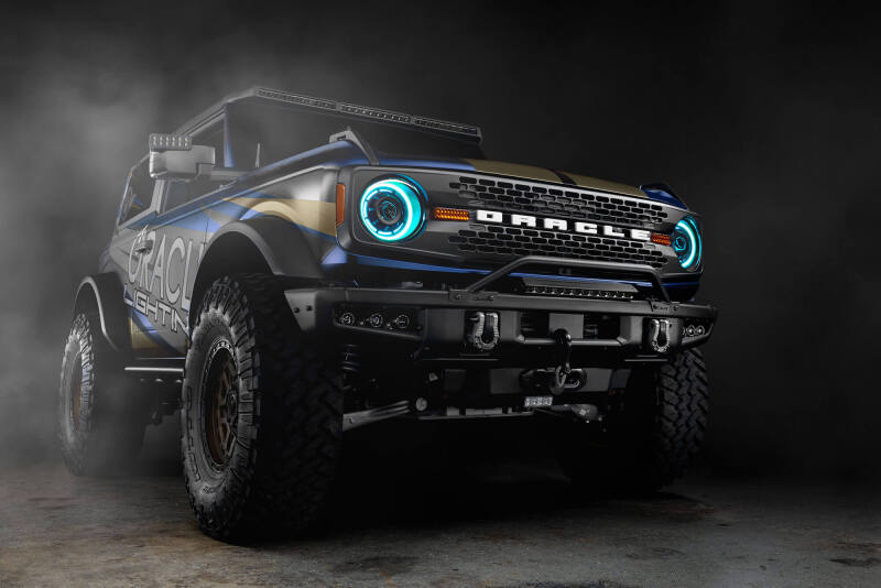 Oracle 2021+ Ford Bronco Oculus Bi-LED Projector Headlights - ColorSHIFT LED SEE WARRANTY